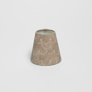 Open image in slideshow, 5” Candle Clip Lampshade Pearl Chain – MARRONE
