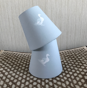 5” Candle Clip Lampshade Ducks In A Row – BLUEBIRD