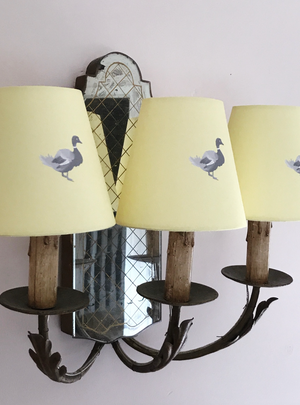 5” Candle Clip Lampshade Ducks In A Row – BLYTHE